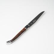 Laguiole Tradition steakkniv med palisandertræ-håndtag og 2 stålkraver
