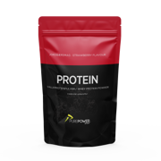 PurePower valleprotein jordbær 400g pose