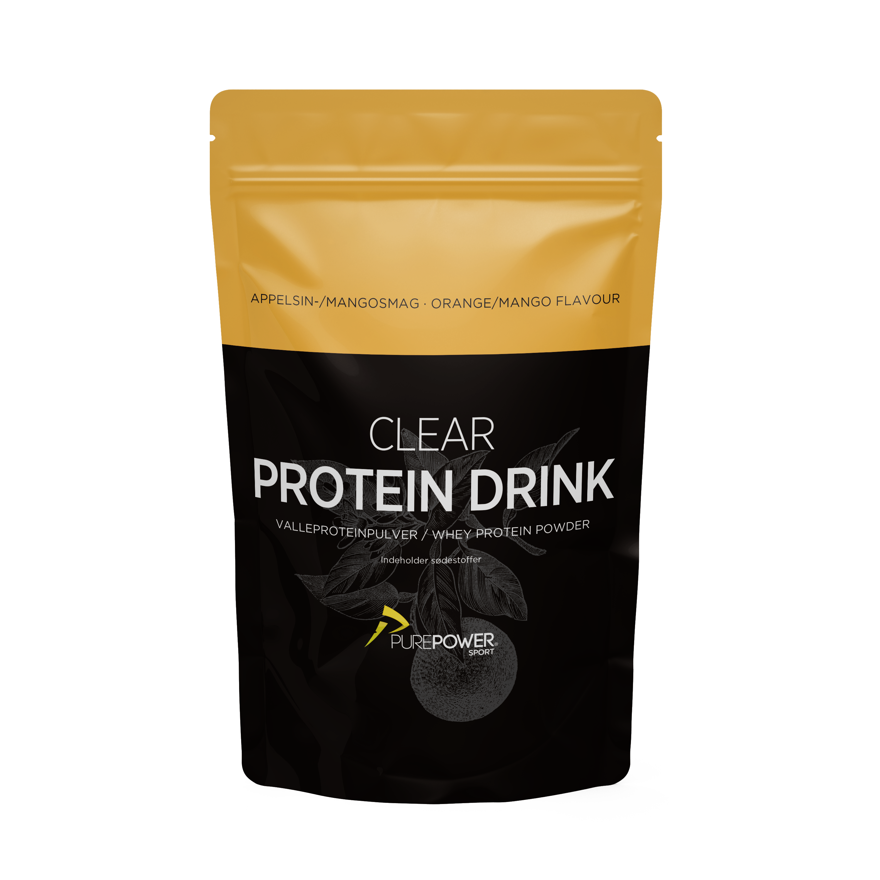 PurePower clear protein drink appelsin mango 400g