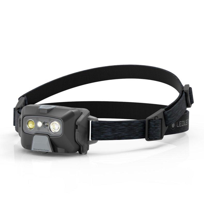 LedLenser HF6R Core pandelygte med 800 lumen og rødt frontlys